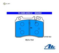 ATE 13.0460-4202.2 Brake pad set