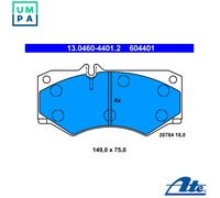 ATE 13.0460-4401.2 Brake pad set