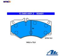Brake Pad Set, disc brake ATE 13.0460-4401.2 for T1/TN Van 2.3 1988-1995