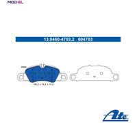 ATE 13.0460-4703.2 Brake pad set