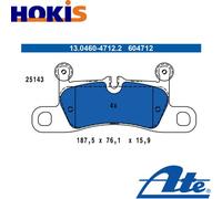 ATE 13.0460-4712.2 Brake pad set