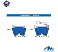 BRAKE PAD SET DISC BRAKE 13.0460-4720.2 FOR AUDI TT/Roadster A3/Sportback 2.5L