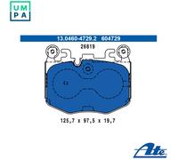 ATE 13.0460-4729.2 Brake pad set