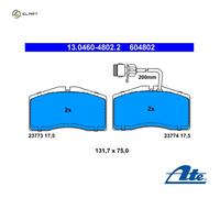 ATE 13.0460-4802.2 Brake pad set