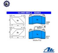 BRAKE PAD SET DISC BRAKE 13.0460-4803.2 FOR ALFA ROMEO 156Sportwagon 1.9L 4cyl