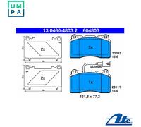 BRAKE PAD SET DISC BRAKE 13.0460-4803.2 FOR ALFA ROMEO 156Sportwagon 1.9L 4cyl