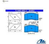 BRAKE PAD SET DISC BRAKE 13.0460-4803.2 FOR ALFA ROMEO 156Sportwagon 1.9L 4cyl