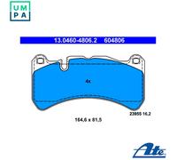 ATE 13.0460-4806.2 Brake pad set