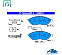 Front Brake Pads Set for Fiat Citroen Peugeot:DUCATO,JUMPER,BOXER 425462 425358