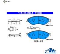Front Brake Pads Set for Fiat Citroen Peugeot:DUCATO,JUMPER,BOXER 425462 425358