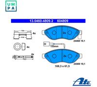 Front Brake Pads Set for Fiat Citroen Peugeot:DUCATO,JUMPER,BOXER 425462 425358