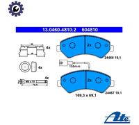 ATE Brake Pad Set 13.0460-4810.2 - Disc Brake - Fits Citroën Relay II Van 2.2 HDi 100
