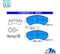 BRAKE PAD SET DISC BRAKE 13.0460-4811.2 FOR CITROËN JUMPER/Bus/Van RELAY FIAT