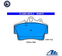 BRAKE PAD SET DISC BRAKE 13.0460-4815.2 FOR PORSCHE M97.20/96.25 2.7L 6cyl