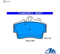 Brake pads 13.0460-4815.2 ATE for PORSCHE BOXSTER CAYMAN