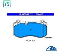 BRAKE PAD SET DISC BRAKE 13.0460-4817.2 FOR MERCEDES-BENZ OM 651.961 2.1L 4cyl