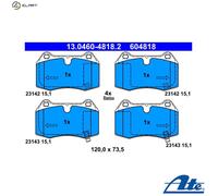 ATE Brake Pad Set 13.0460-4818.2 - Disc Brake for Nissan 350Z Coupe/Roadster