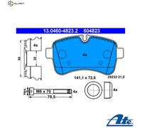 BRAKE PAD SET DISC BRAKE 13.0460-4823.2 FOR IVECO DAILY/Platform/Chassis/Van