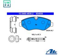 ATE 13.0460-4830.2 Brake pad set