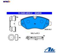 Brake pads 13.0460-4830.2 ATE for IVECO DAILY IV Bus DAILY IV Platform/Chassis