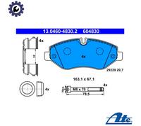 Brake pads 13.0460-4830.2 ATE for IVECO DAILY IV Bus DAILY IV Platform/Chassis