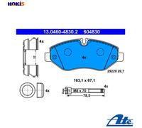 ATE 13.0460-4830.2 Brake pad set