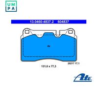 BRAKE PAD SET DISC BRAKE 13.0460-4837.2 FOR LAND ROVER RANGE/SPORT/SUV/III/Mk
