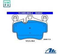 ATE 13.0460-4842.2 Brake pad set