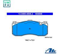 ATE 13.0460-4848.2 Brake pad set