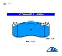 BRAKE PAD SET DISC BRAKE 13.0460-4848.2 FOR BMW N46B20C/BD/CB/B/E/CD/CC/A 2.0L