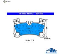 ATE 13.0460-4850.2 Brake pad set