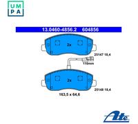 ATE 13.0460-4856.2 Brake pad set