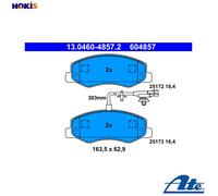 ATE 13.0460-4857.2 Brake pad set