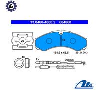 ATE 13.0460-4860.2 Brake pad set