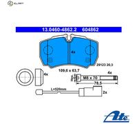 ATE 13.0460-4862.2 Brake pad set