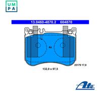 ATE Brake Pad Set 13.0460-4870.2
