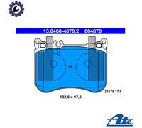 ATE 13.0460-4870.2 Brake pad set