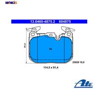 BRAKE PAD SET DISC BRAKE 13.0460-4875.2 FOR BMW B37D15A B38B15A 1.5L 3cyl 2.0L