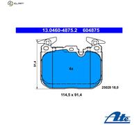 Brake pads 13.0460-4875.2 ATE for BMW 1 Sports Hatch 3 4 Coupe 3 Gran Turismo