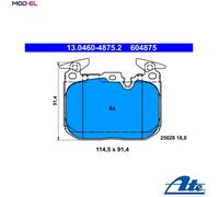 BRAKE PAD SET DISC BRAKE 13.0460-4875.2 FOR BMW B37D15A B38B15A 1.5L 3cyl 2.0L