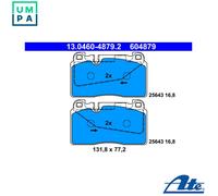 ATE Brake Pad Set 13.0460-4879.2 for Audi, Porsche