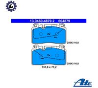 ATE Brake Pad Set 13.0460-4879.2 for Audi, Porsche