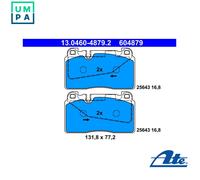 Brake pads 13.0460-4879.2 ATE for AUDI PORSCHE