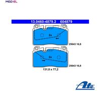 ATE Brake Pad Set 13.0460-4879.2 for Audi, Porsche