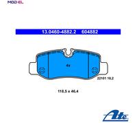 BRAKE PAD SET DISC BRAKE 13.0460-4882.2 FOR MERCEDES-BENZ MARCO/POLO/Camper 1.7L