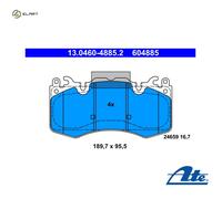 FRONT BRAKE PADS SET 13.0460-4885.2 ATE I