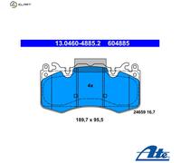 FRONT BRAKE PADS SET 13.0460-4885.2 ATE I