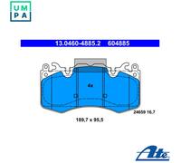 ATE Front Brake Pads Set 13.0460-4885.2 – Disc Brake – for Land Rover