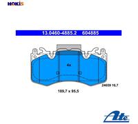 ATE Front Brake Pads Set 13.0460-4885.2 – Disc Brake – for Land Rover