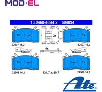 BRAKE PAD SET DISC BRAKE 13.0460-4894.2 FOR ALFA ROMEO STELVIO/GIULIA EC2 2.0L
